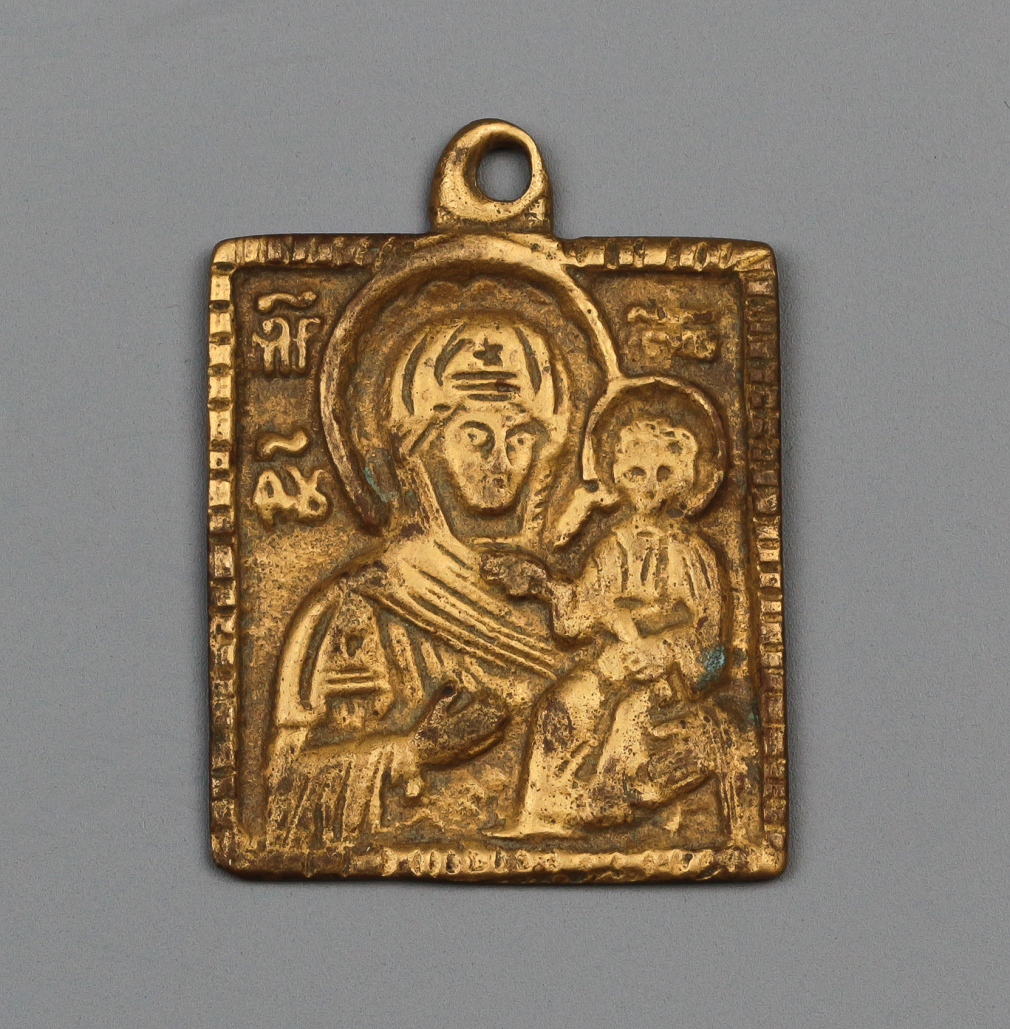Икона нательная Богородица Одигитрия - фото - 2